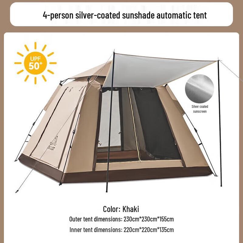 Pelliot Automatic 3-4 Person Outdoor Tent
