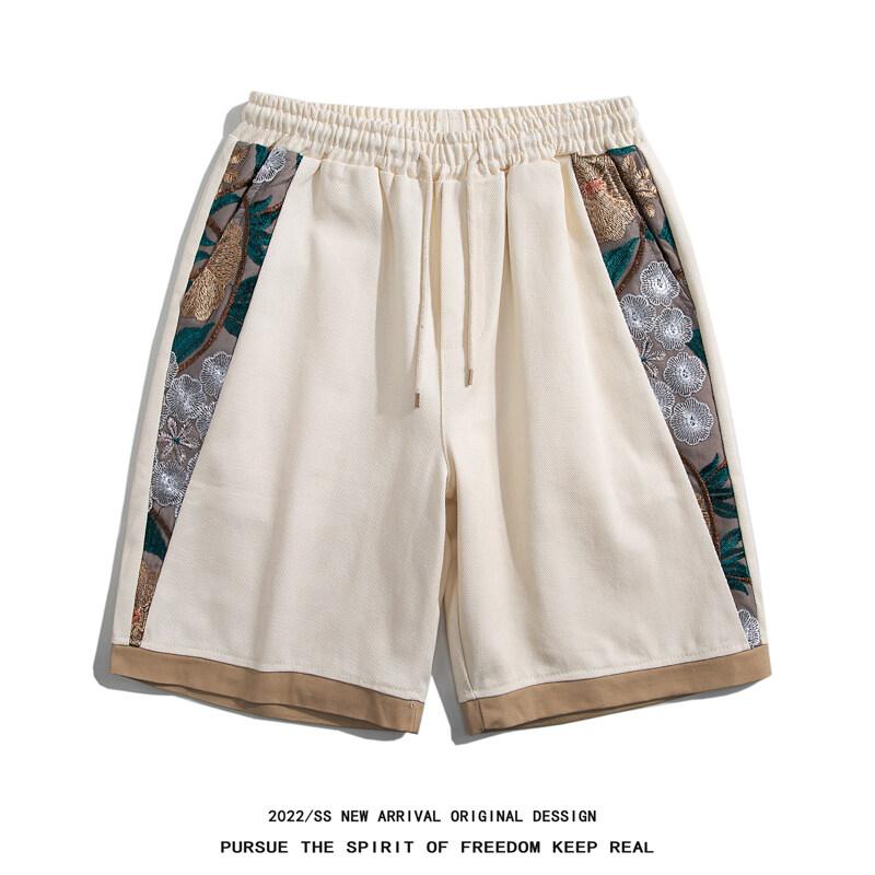Summer Men Japanese Embroidery Shorts Men Casual Shorts Men Chinese Style Shorts Brand Beach Shorts Male Boardshort