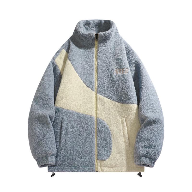 Autumn and Winter New Coat Boys Cotton Thickened Warm Loose Stand-up Collar Cotton Clothes