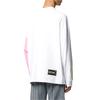 WE11DONE Print Classic Letter Logo Color Block Long Sleeve T-Shirt Unisex Tops White WD-TP7-20-083-U-WH