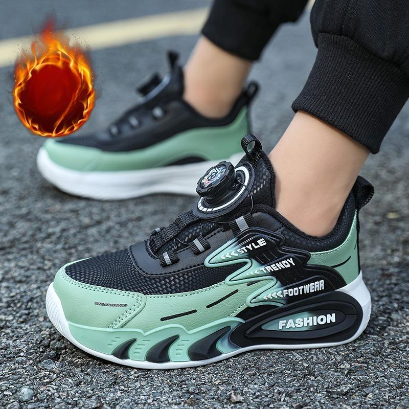 Winter Children's Cotton Shoes Sports Shoes Leather Shoes Casual Running Shoes