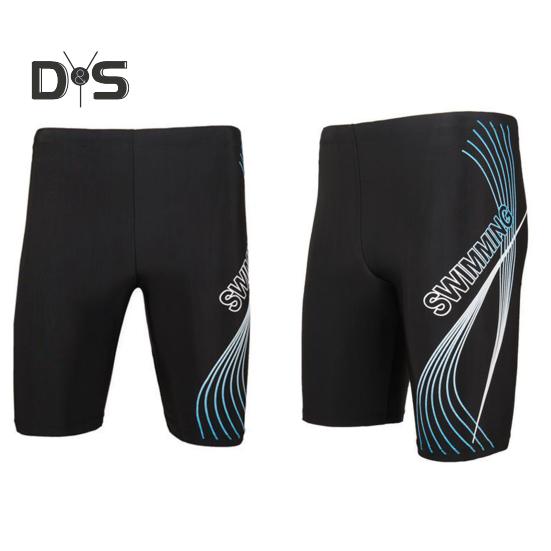 Yaz Erkek Yüzmek Şort Yüksek Bel Mektup Baskı Plaj Sıkı erkek mayoları Çabuk Kuruyan Spor Sörf Şort Sandıklar Mayo