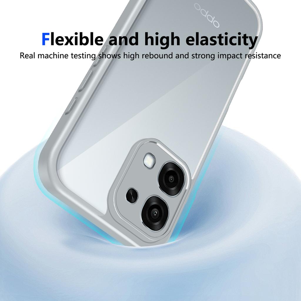 Oppo F31 5G CPH2781 Pouzdro Nárazuvzdorné Vzduchový polštářek Silikonový nárazník Průhledný Matný zadní kryt Pevné pouzdro na telefon pro Oppo F31 OppoF31 2025