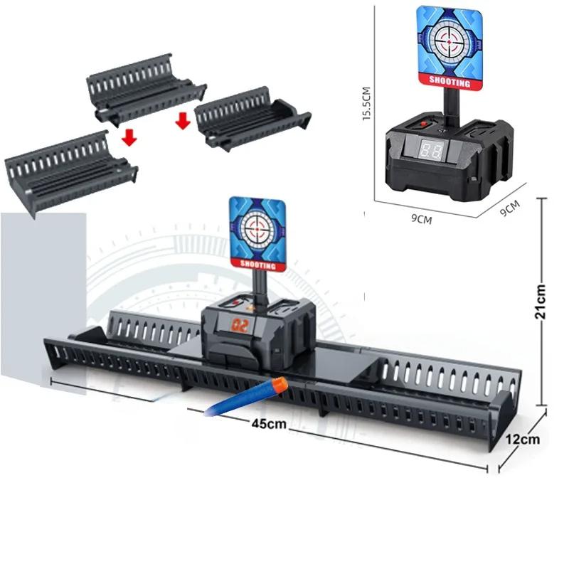 Ținte pentru Pistoale Nerf Țintă Electrică cu Resetare Automată Accesorii Joc de Tir cu Sunet și Lumină Jucării Copii Scor de Mare Precizie