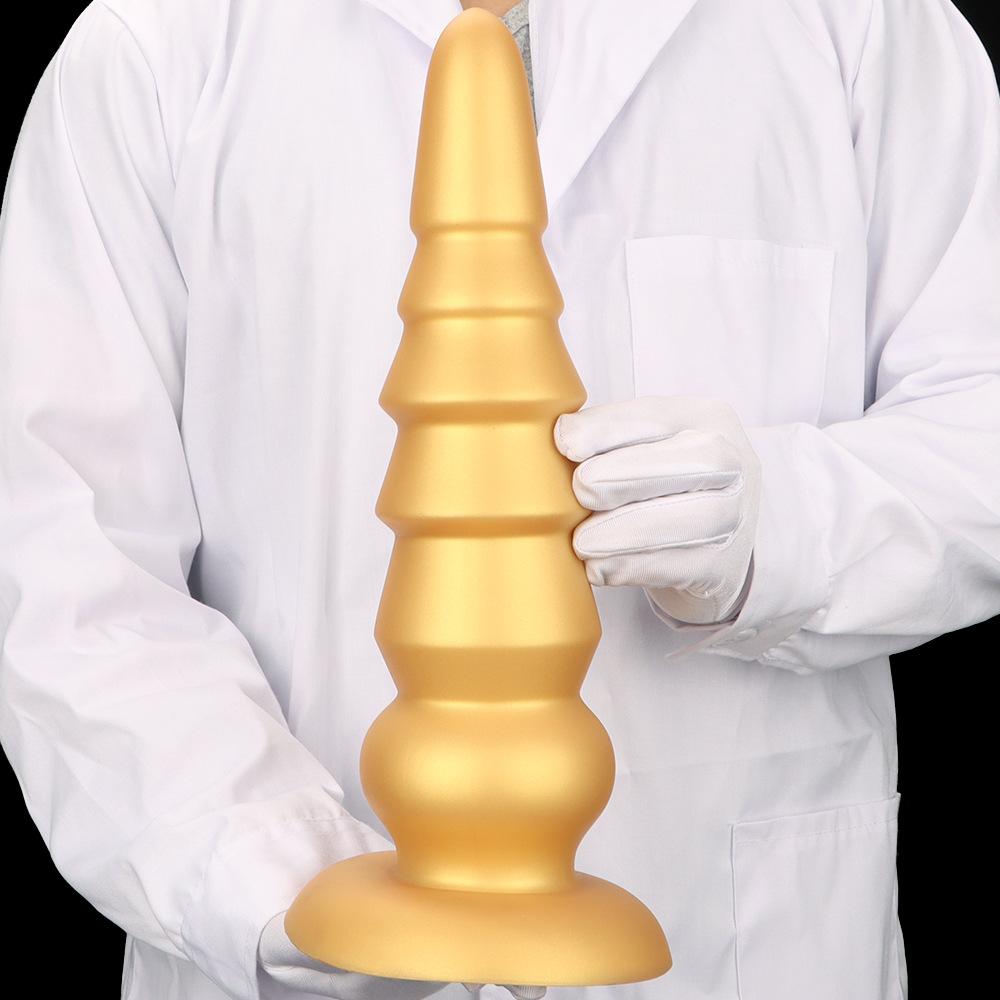 Silicone Soft Oversized Anal Plug with Suction Cup Anal Plug Sex Toys Fisting Anal Dilator Strap on Penis Realistic Dick BDSM