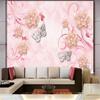 Wallpaper For Walls Modern Flower Wallpaper Butterfly Love Flower Wall Murals Bedroom Living Room Background Wall Paper