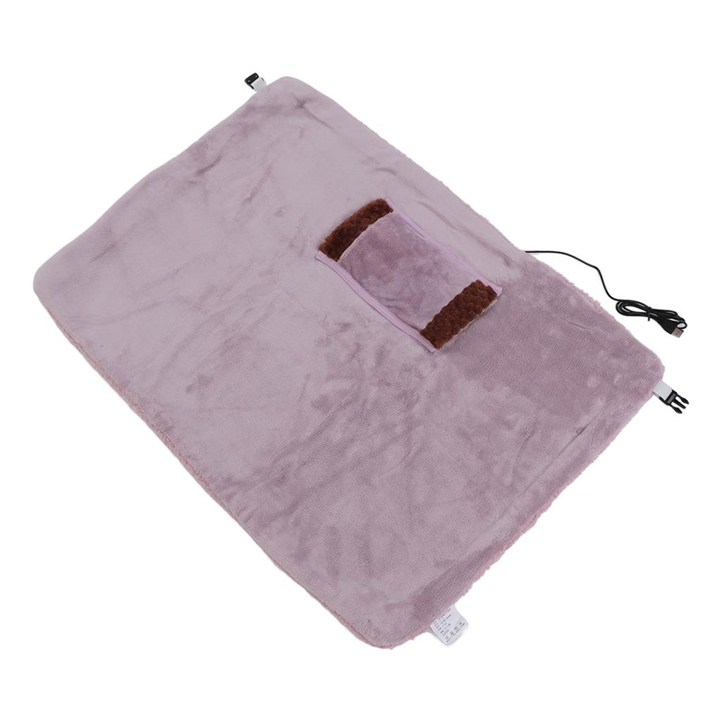 Heated Warm Shawl 5V Low Voltage Safe Multifunctional USB Flannel Heating Blanket for Home Office