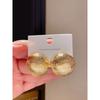 Retro Aloofness Style Metal Semisphere Large Earrings Female Fashion High-Key Dignified Fancy Stud Earrings 18K Golden Earrings