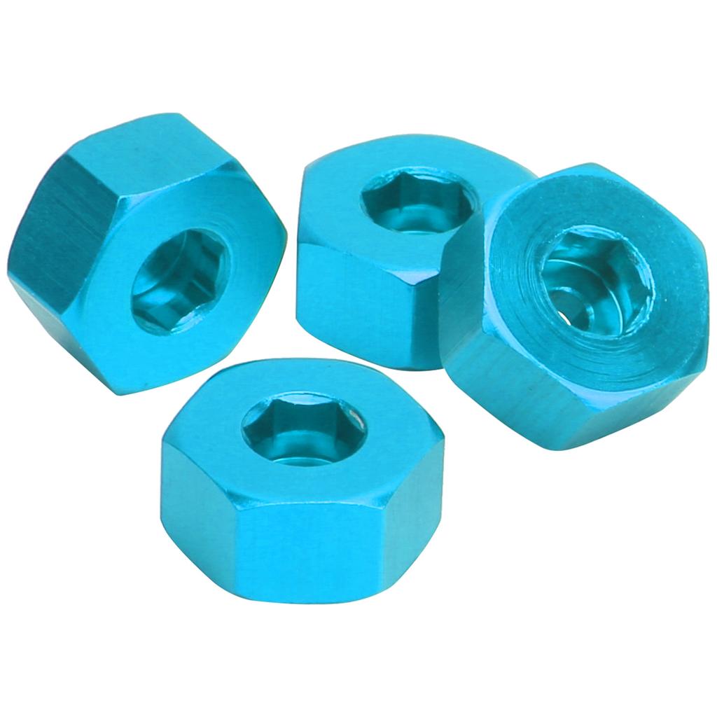 4pcs 5mm to 12mm Combiner Wheel Hub Hex Adapter Accessory for WPL D12 1Celsius10 RC Trucks