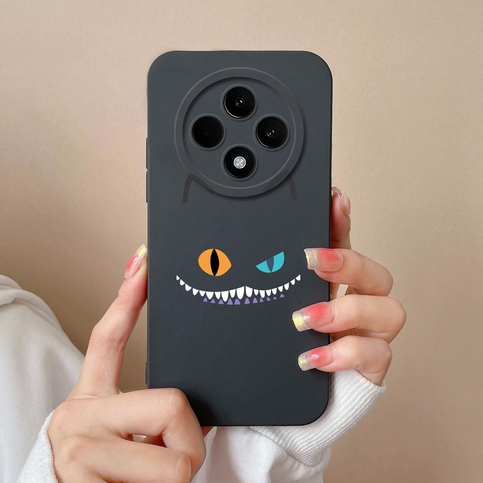 Love Heart Case For Oppo Reno 12F Phone Shell Soft Liquid Silicone Camera Protection Back Cover For Oppo Reno12F 12 F Bumper