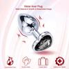 S/M/L Metal Anal Plug Butt Plug Sex Toy Butt Toy for Women Men Couples Gay Adult Game Masturbator Anal Diamond Sex Shop