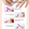 24pcs Short Almond Press On Nail Artificial Nail Glossy Bows Designs French Tip Stick on Nail for a Stylish Look