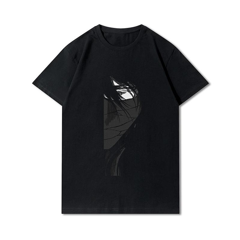 Plus Size BLEACH Kurosaki Ichigo Men T-Shirt Harajuku Cool Hip Hop Cotton T Shirts Casual Funny Tops Tees