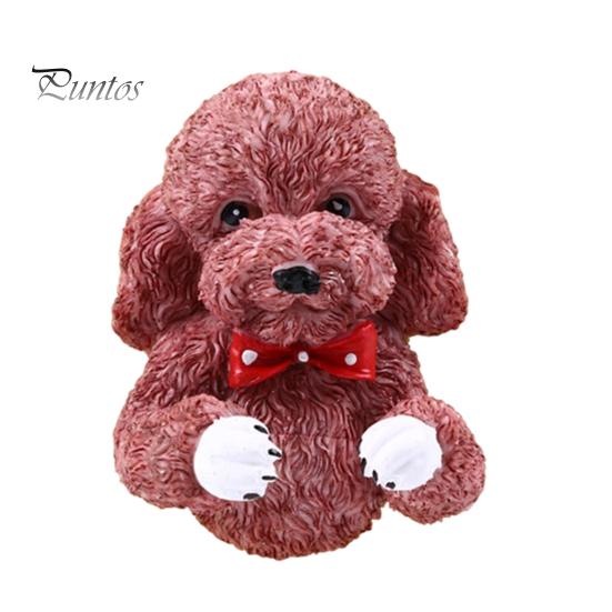 Nail Free Socket Hanger Puppy Power Outlet Hook, Self Adhesive Wall Mounted Cord Organizer, Resin Cute Decor for Wires Cable Management Holder