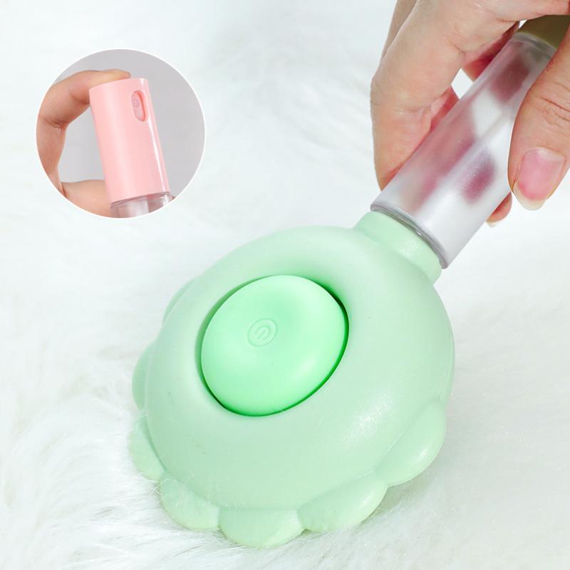 Cat Dog Pet Spray Massage Brush 3 In 1 One Button Steam Spray Folding Rotatable Floating Hair Bath Hair Removal Brush Comb