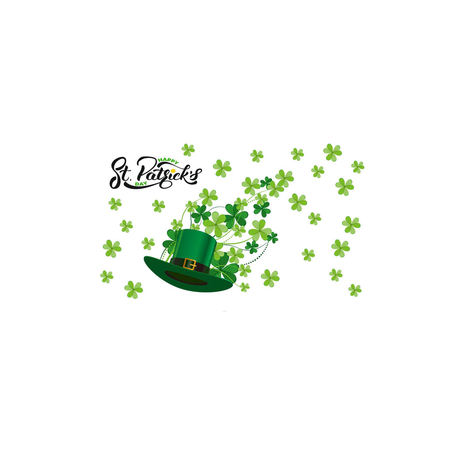 

St. Patrick s Day Hat Wall Stickers Suitable for Bedroom Living Room Festive Atmosphere Decoration Stickers one size