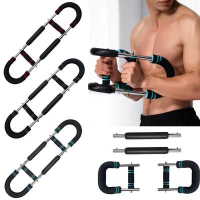 Handkraft Grifftrainer Tragbarer Handgriff-Stärker 2 Einstellbare Stufen Twister Armtrainer U-förmig für Arm Brust Rücken