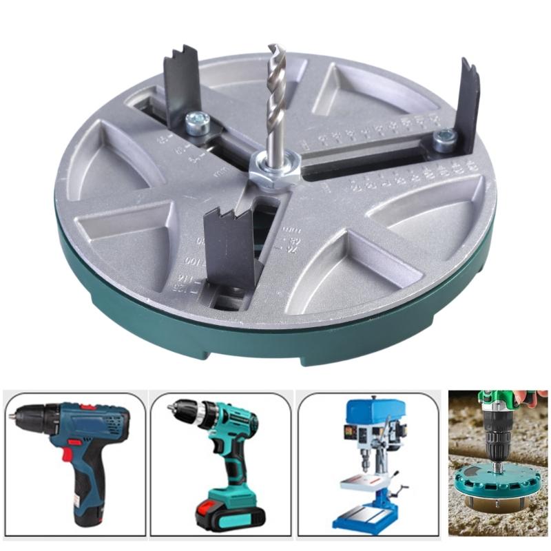 Multifunctional Adjustable Hole Saw Opener Saw Adjustable Metal Woodworking Tool Kit, 1.7"-5.1"Inch Diameter Tool