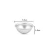 Kitchen Tool Daifuku Dessert  Mold Pan Tin Baking Snowball 3D Aluminum Ball Mochi Mold Cake Pastry Mould