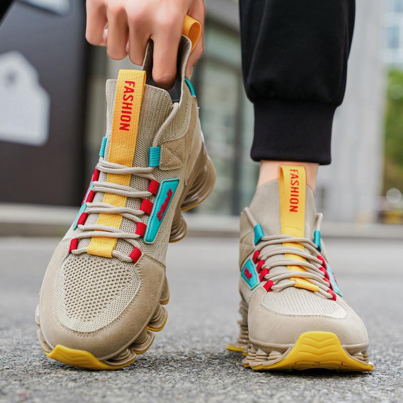 High Top Men's Sports Shoes Multifunctional Casual Shoes Men's Lightweight and Comfortable Sports Shoes Outdoor Breathable