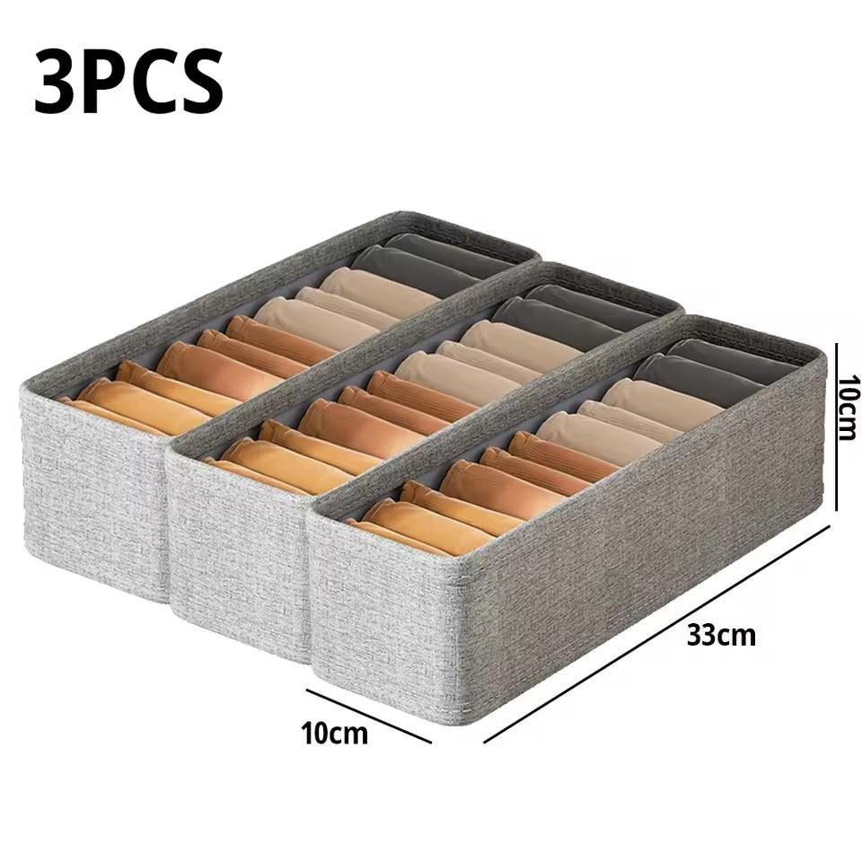 1/2/4pcs Drawer Wardrobe Storage Organizers Cabinet Drawer Clothes Storage Box for T-Shirts Jeans Underwear Pants Organizer Box