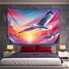 "Seagull Soaring At Vibrant Sunset" Pattern Wall Hanging Tapestry Decorative Tapestry Home Decor for Bedroom and Living Room