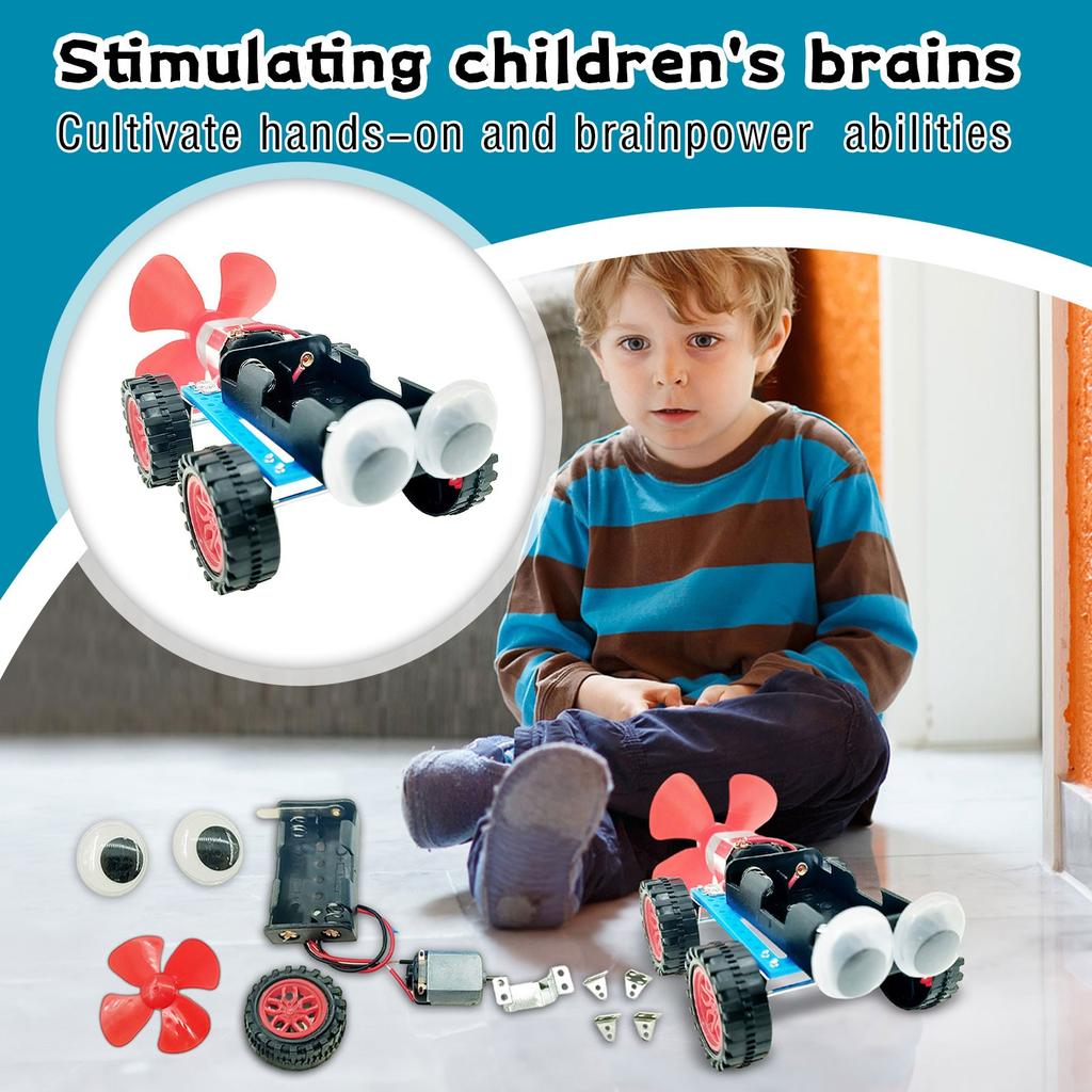 Wind Turbine Science Education Puzzle Toy Handmade Assembly Small Production Material Package