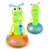 Plastic Saxophone Caterpillar Toy LED Dancing Caterpillar Toy Electric Music Toy  Halloween