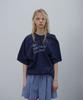 LCDC™ Draped Lettering Print T-Shirt (Navy)