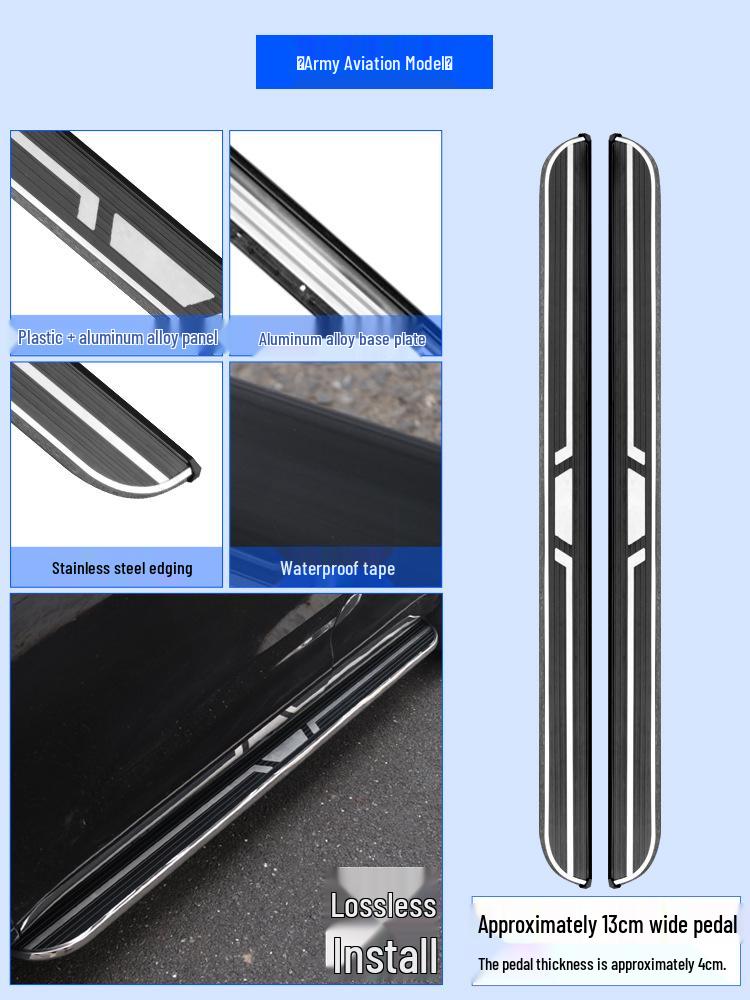2024 Beijing BJ30 Electric Vehicle Aluminum Foot Pedals with Welcome Lights