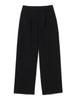 Ray Beams Women's One-Tuck Straight Pants, Black 1