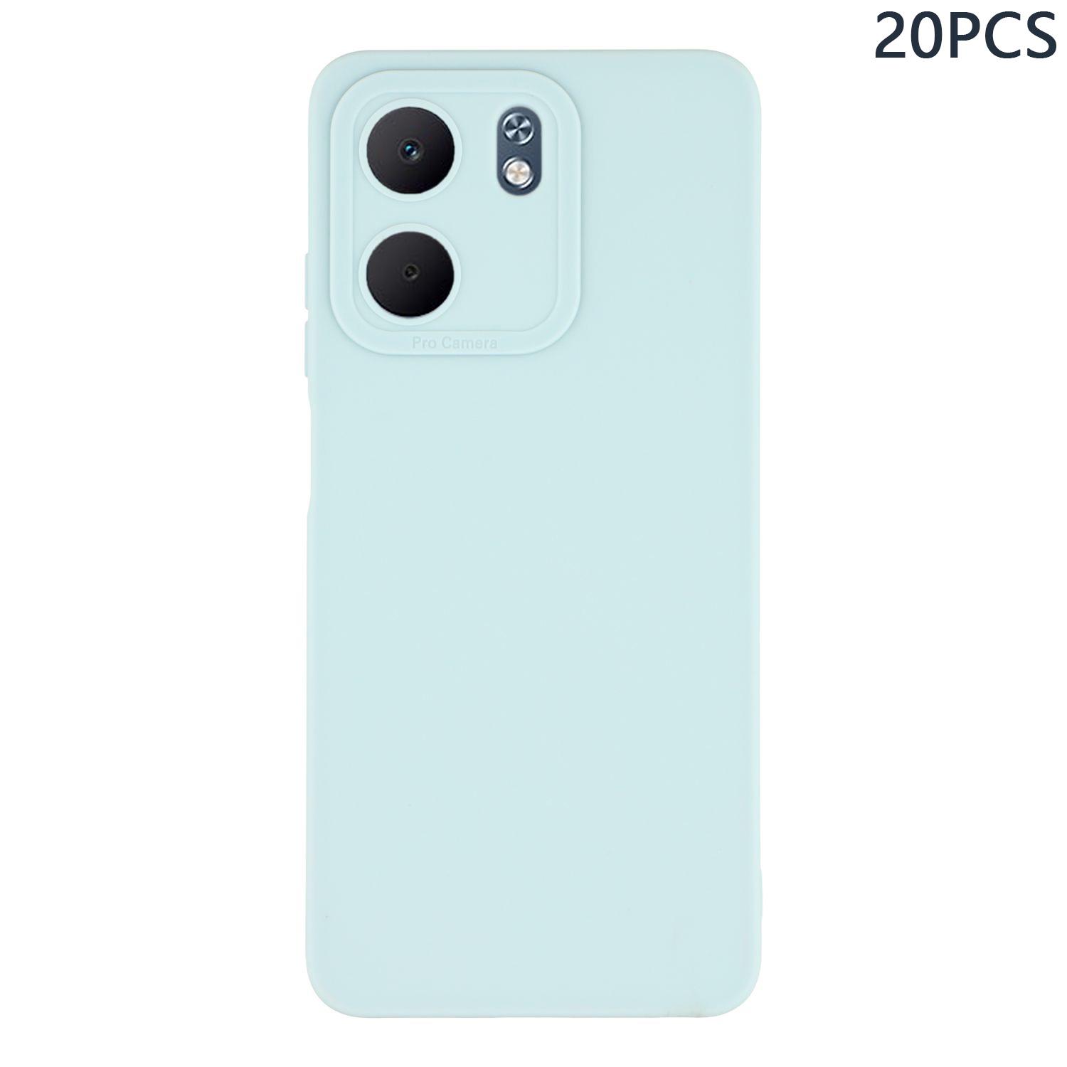

Bulk Purchasing 20Pcs For Oppo A5x 4G/5G Case Precise Cutouts 1.3mm TPU Matte Phone Cover Blue