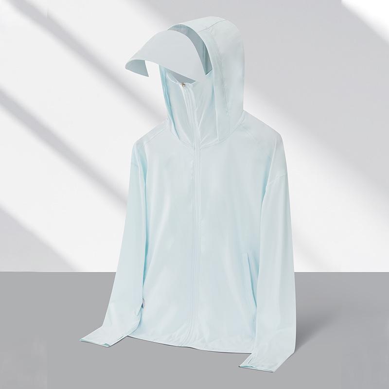 2024 Summer UV Protection Hooded Jacket for Men & Women - Ice Silk Outdoor Sunshield
