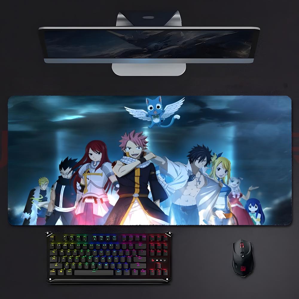 Brave Classic Anime Ffairy Tail Mouse Pad Large Gaming Mousepad With Stitched Edges Thickened Desk Mat Pc