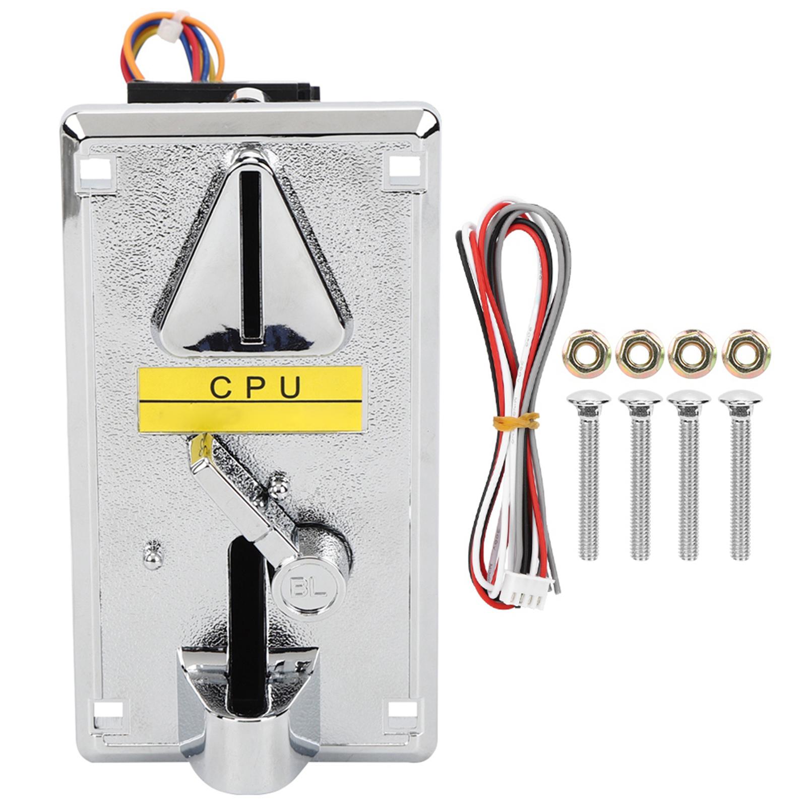 Сравнительный монетоприемник Управление программой ЦП Гальваническая панель с откидной крышкойСравнительный монето