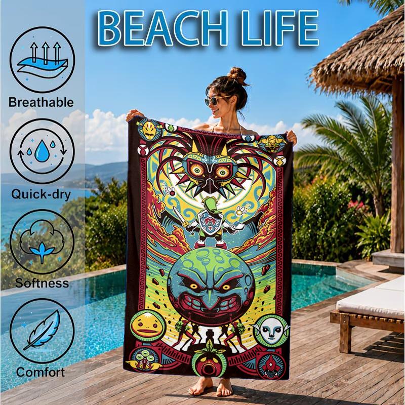 Owl's Wisdom: A Hero's Journey Beach Towel, Microfiber Beach Towel, Perfect For Pool, Beach, Travel, Home Decor Beach Party Fan gifts