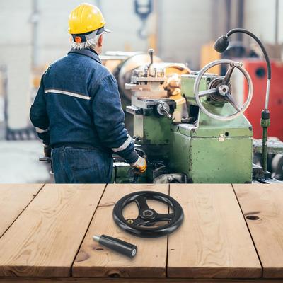 Revolving Handle Handwheel 3 Spoke Hand Wheel Milling Machine Handwheel