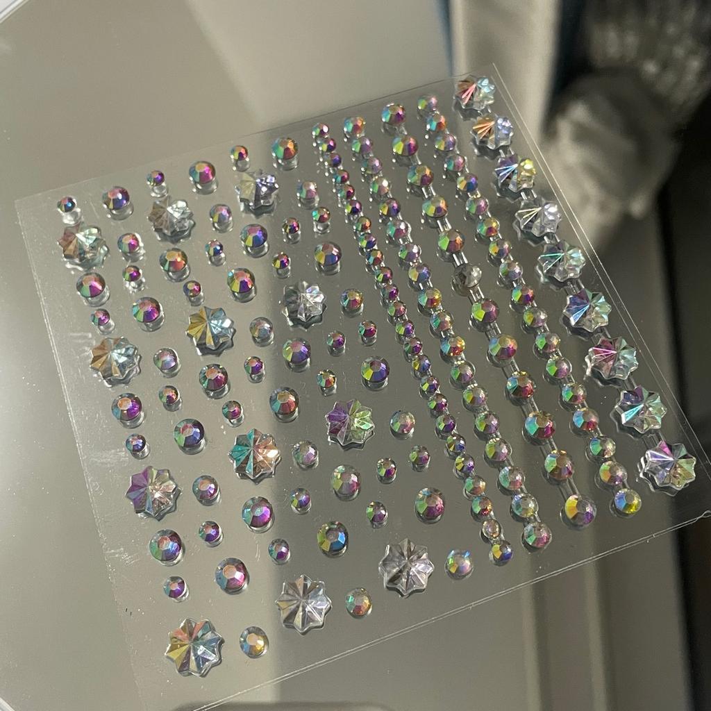 Naklejki z Kryształkami Diamentowymi 5D Błyszczące Kropla Wody Rhinestone Naklejka Dekoracyjna Rękodzieło Samoprzylepne Klejnoty Prezenty dla Dziewczynek Dzieci