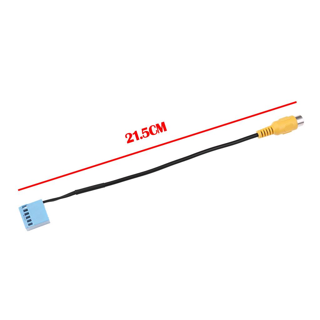 Cabo de áudio para câmera de vídeo reversa de carro novo em folha AUX Input Line para MK5/MK6