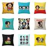 Custom Mafalda Pillowcases 45x45cm Pillow Cover Home Sofa Bed Decorations Favors Pillows Cushion Cover Pillow Case