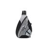 New Champion Fabric Sling Bag, Crossbody Bag Regular Unisex Smoke Gray & Black U5AACPU44