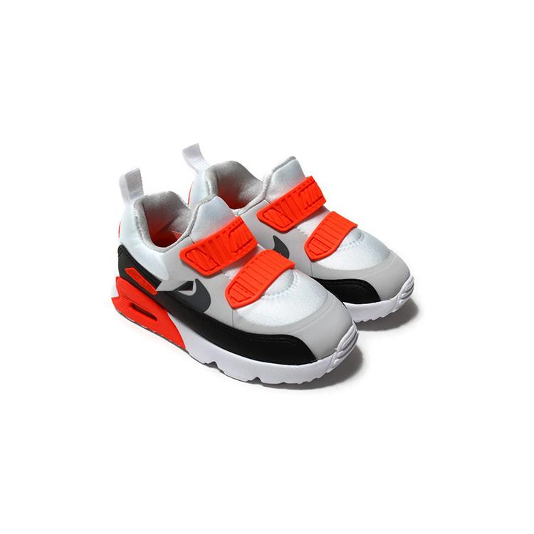 Nike Air Max Tiny 90 Low top Toddler Shoes Black Gray Red Infant And Toddler 881924-002