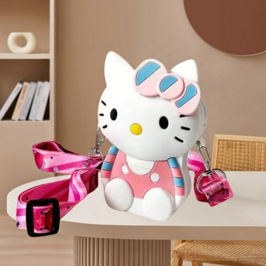 Kuromi & My Melody Cute Silicone Crossbody Bag - Fashionable Children's Coin Purse & Women's Storage Bag