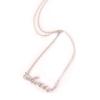 Les Trésors De Lily [K7793] - Silver Necklace 'Messages' (Sweet) Rhodium-plated - 25x6 Mm