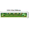 Irish Festival Clover Theme Party Outdoor Party Venue Arrangement Props Polyester Cloth Poster Customization