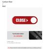 For Tesla Model 3 Model Y 2018-2026 Carbon Fiber Rear Trunk Switch Button Prompt Sticker Trim Car Interior Tuning Accessories