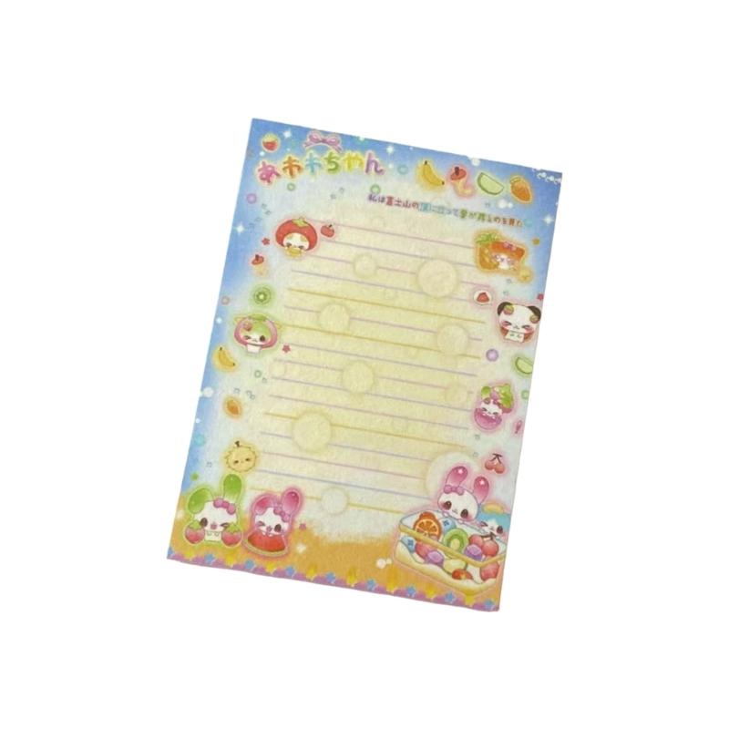 Rainbow Animal Note User Friendly School Office Supplies Cute Memos Sheets Paper Texture Suitable for Journaling