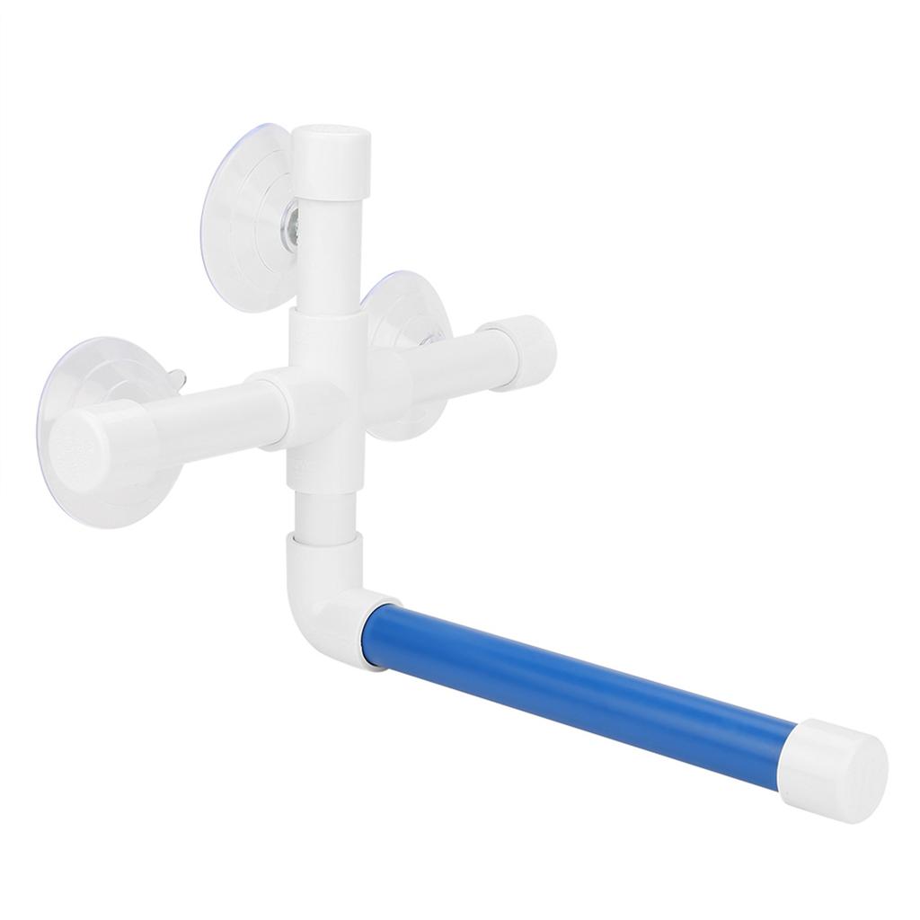 Suction Cup Plastic Pipe Pet Bird Parrot Toy Standing Rack Platform Shower Perch Bathing Supply