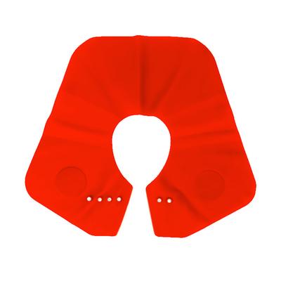 Silicone Cutting  Collar Neck Shield Magnetic Cape Barber Hair Shawl