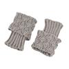 Women's Wool Knit Boot and Leg Warmers with Buttons